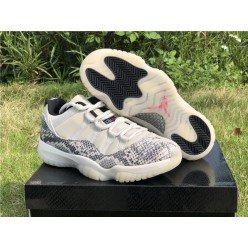 AIR JORDAN 11 LOW SNAKESKIN LIGHT BONE CD6846-002