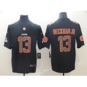 Cleveland Browns #13 Odell Beckham Jr Black Impact Rush Limited Nike NFL Men Jersey