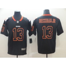 Cleveland Browns #13 Odell Beckham Jr Black Shadow Legend Limited Nike NFL Men Jersey