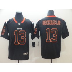 Cleveland Browns #13 Odell Beckham Jr Black Shadow Legend Limited Nike NFL Men Jersey