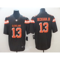Cleveland Browns #13 Odell Beckham Jr Brown Vapor Untouchable Limited Nike NFL Men Jersey