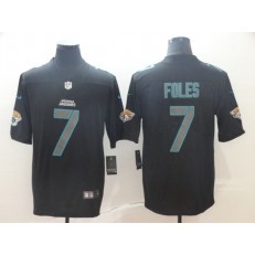 Jacksonville Jaguars #7 Nick Foles Black Impact Rush Limited Nike NFL Men Jersey