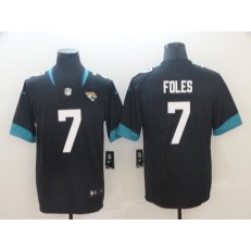 Jacksonville Jaguars #7 Nick Foles Black Vapor Untouchable Limited Nike NFL Men Jersey