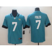Jacksonville Jaguars #7 Nick Foles Teal Vapor Untouchable Limited Nike NFL Men Jersey