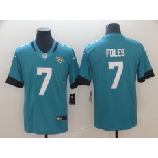 Jacksonville Jaguars #7 Nick Foles Teal Vapor Untouchable Limited Nike NFL Men Jersey