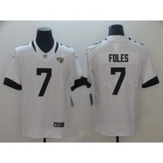 Jacksonville Jaguars #7 Nick Foles White Vapor Untouchable Limited Nike NFL Men Jersey