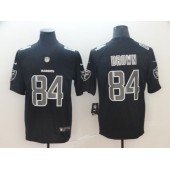 Oakland Raiders #84 Antonio Brown Black Impact Rush Limited Nike NFL Men Jersey