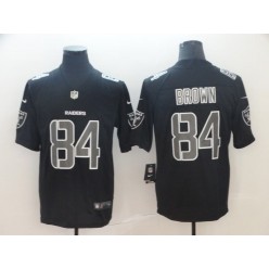 Oakland Raiders #84 Antonio Brown Black Impact Rush Limited Nike NFL Men Jersey