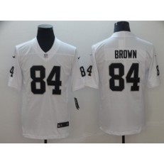 Oakland Raiders #84 Antonio Brown White Vapor Untouchable Limited Nike NFL Men Jersey