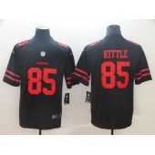 San Francisco 49ers #85 George Kittle Black Vapor Untouchable Limited Nike NFL Men Jersey