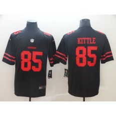 San Francisco 49ers #85 George Kittle Black Vapor Untouchable Limited Nike NFL Men Jersey
