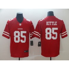 San Francisco 49ers #85 George Kittle Red Vapor Untouchable Limited Nike NFL Men Jersey