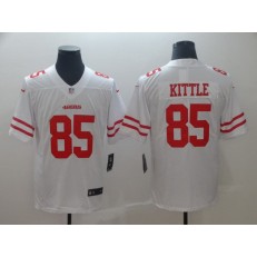 San Francisco 49ers #85 George Kittle White Vapor Untouchable Limited Nike NFL Men Jersey