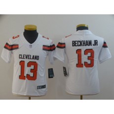 Youth Nike Cleveland Browns #13 Odell Beckham Jr White Vapor Untouchable Limited Jersey