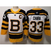 Boston Bruins #33 Zdeno Chara White 2019 Winter Classic Adidas NHL Men Jersey