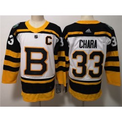 Boston Bruins #33 Zdeno Chara White 2019 Winter Classic Adidas NHL Men Jersey