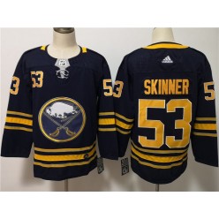 Buffalo Sabres #53 Jeff Skinner Navy Adidas NHL Men Jersey