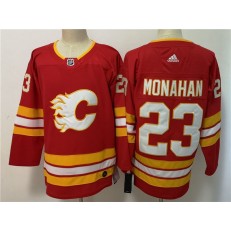 Calgary Flames #23 Sean Monahan Red Adidas NHL Men Jersey