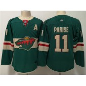 Minnesota Wild #11 Zach Parise Green Women Adidas Jersey
