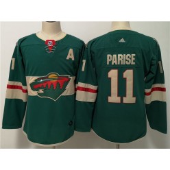 Minnesota Wild #11 Zach Parise Green Women Adidas Jersey