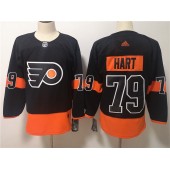 Philadelphia Flyers #79 Carter Hart Black Adidas NHL Men Jersey