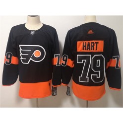 Philadelphia Flyers #79 Carter Hart Black Adidas NHL Men Jersey