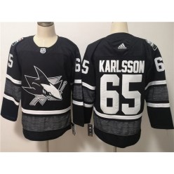 San Jose Sharks #65 Erik Karlsson Black 2019 NHL All-Star Game Adidas Jersey