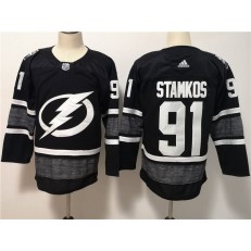 Tampa Bay Lightning #91 Steven Stamkos Black 2019 NHL All-Star Game Adidas Jersey