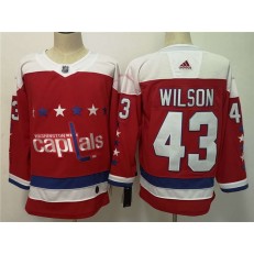 Washington Capitals #43 Tom Wilson Red Adidas NHL Men Jersey