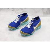 DRAGON BALL SUPER X NIKE AIR VAPORMAX FLYKNIT 2018 SAPPHIRE BLUE WHITE GOLD AA3858-103