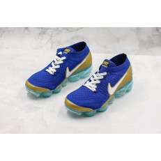 DRAGON BALL SUPER X NIKE AIR VAPORMAX FLYKNIT 2018 SAPPHIRE BLUE WHITE GOLD AA3858-103