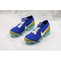 DRAGON BALL SUPER X NIKE AIR VAPORMAX FLYKNIT 2018 SAPPHIRE BLUE WHITE GOLD AA3858-103