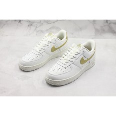 NIKE AIR FORCE 1 LOW SUMMIT WHITE METALLIC GOLD 314219-127