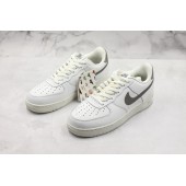 NIKE AIR FORCE 1 LOW SUMMIT WHITE METALLIC SILVER 314219-128