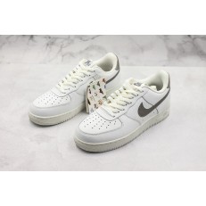 NIKE AIR FORCE 1 LOW SUMMIT WHITE METALLIC SILVER 314219-128
