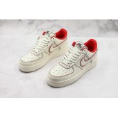 NIKE AIR FORCE 1 LOW WHITE RED AO2518-116