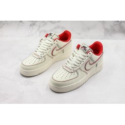 NIKE AIR FORCE 1 LOW WHITE RED AO2518-116