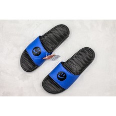 SIMLEY x NIKE BENASSI BLACK BLUE SLIPPER