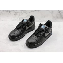 NIKE AIR FORCE 1 LOW BLACK LIGHT BLUE BV1278-001