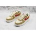 NIKE AIR FORCE 1 LOW JERSEY GOLD SPORT RED WHITE 488298-701