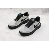 NIKE AIR FORCE 1 LOW SILVER BLACK 718152-006