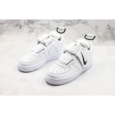 NIKE AIR FORCE 1 LOW UTILITY WHITE BLACK AO1531-101