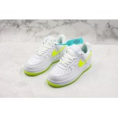 NIKE AIR FORCE 1 LOW WHITE FLUORESCENT GREEN 315122-111