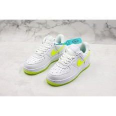 NIKE AIR FORCE 1 LOW WHITE FLUORESCENT GREEN 315122-111