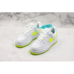 NIKE AIR FORCE 1 LOW WHITE FLUORESCENT GREEN 315122-111