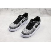 NIKE AIR FORCE 1 LOW FLYKNIT 2 BLACK PURE PLATINUM AV3042-001