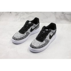 NIKE AIR FORCE 1 LOW FLYKNIT 2 BLACK PURE PLATINUM AV3042-001