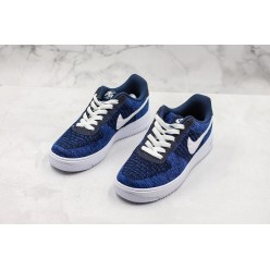 NIKE AIR FORCE 1 LOW FLYKNIT 2 COLLEGE NAVY AV3042-400