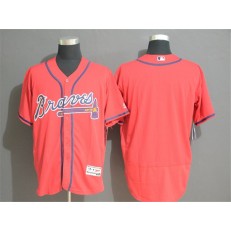 MLB Atlanta Braves Blank Red Flexbase Men Jersey
