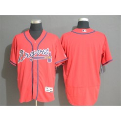 MLB Atlanta Braves Blank Red Flexbase Men Jersey